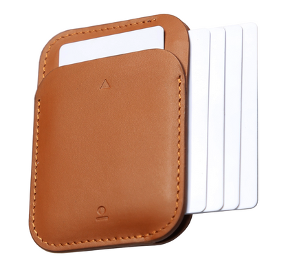 Helium Wallet Type[00] – Full-Grain Leather Magnetic Wallet, Minimalist and Slim Design for Everyday Carry